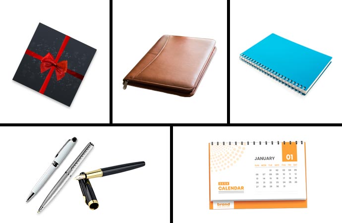 combo gift box, diary, notebook