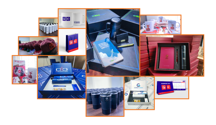 Corporate gifts collage image