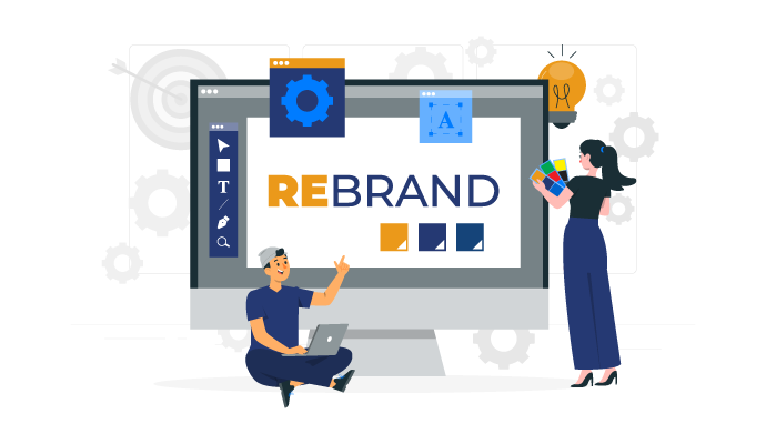 marketing material for branding