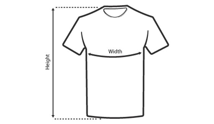 cotton tshirt measurement